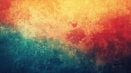 Obraz premium A vibrant abstract gradient with warm and cool tones blending seamlessly.