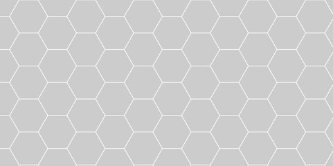Hexagonal netting. Honeycomb background. Science Technologic Hexagonal Pattern Light Conceptual Illustration. Modern seamless pattern design with hexagonal molecular structures, technology. Realistic.
