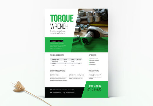 Technical Product Data Sheet Layout