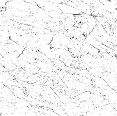 Scratched and Cracked Grunge Urban Background Texture Vector. Dust Overlay Distress Grainy Grungy Effect. Distressed Backdrop Vector Illustration. Isolated Black on White Background. EPS 10.