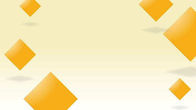 オレンジのグラデーション背景とひし形のフレーム