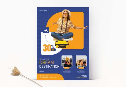 Travel Agency Flyer Layout