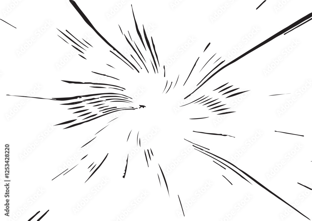 Poster circular starburst explosion texture. distressed uneven grunge background. abstract vector illustrat