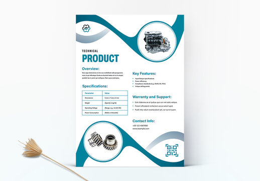 Technical Product Data Sheet Layout