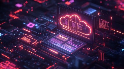 Futuristic Cloud Computing Digital Landscape