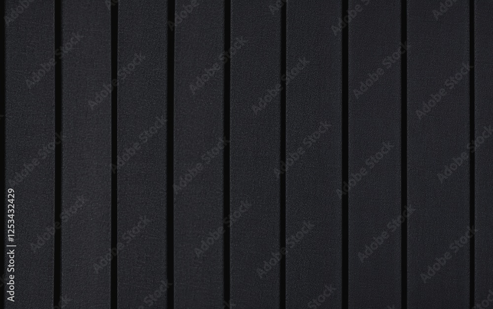 Poster modern black vertical wooden planks with smooth surface and minimalistic textured background for ele