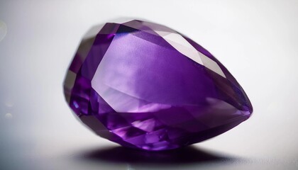 amethyst isolated on white background