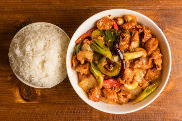 spicy chicken cashew
