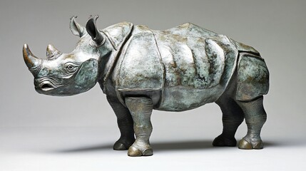 Fototapeta premium javan rhino
