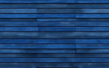 Obraz premium Dark blue wooden texture with horizontal planks in a seamless pattern creating a modern and stylish background for architectural and interior design projects