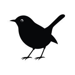 vector illustration of a crow
