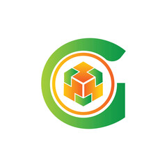 Letter G vector logo template, Colorful Letter G logo, Financial Company Logo, Financial Institute Advisors Logo Design Template Vector Icon