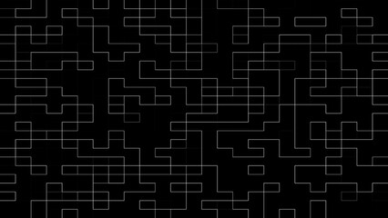 Abstract digital geometric line pattern background