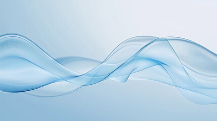 abstract light  blue wave background, curves of the wave