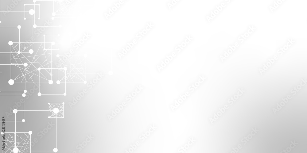 Poster Abstract beautiful perfect random gray lines background. abstract gray lines with white background creative geometric triangle shape. perfect random abstract line background. Vector illustration.