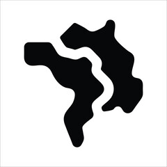 Colorful World Map with Countries and Borders  
