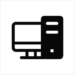 Modern Desktop Computer with Large Monitor and Keyboard  
