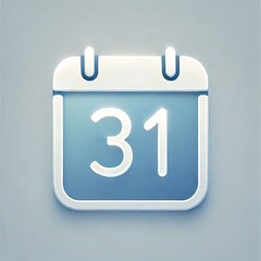 Gradient Calendar Icon for Modern Design