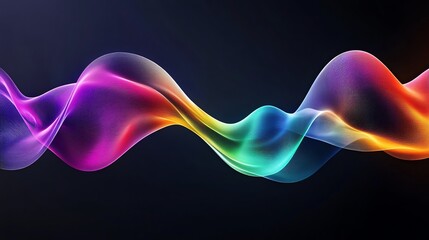 Abstract 3D rendering of quantum particles colliding, creating a mesmerizing burst of colorful energy waves