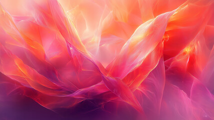 vibrant abstract background featuring flowing colors of orange, pink, and purple, creating sense of movement and energy. Ideal for artistic and creative projects