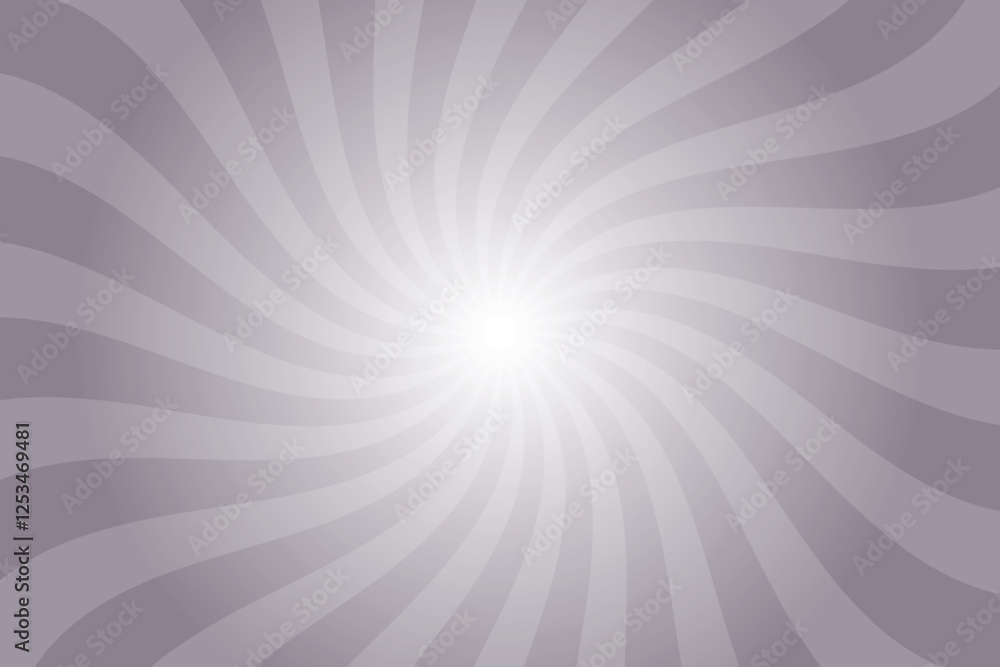 Poster gray background with white sun ray. swirl sun ray lines starburst. abstract texture with light of su