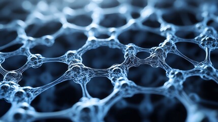 Highresolution closeup of a chemical reaction creating intricate crystallized patterns under a microscope