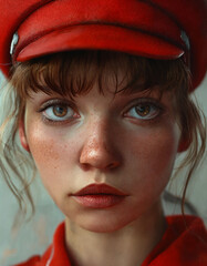 portrait of a beautiful girl