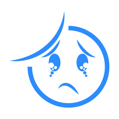 cute emotion logo illustration