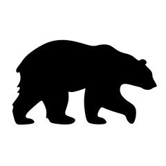 polar bear silhouette