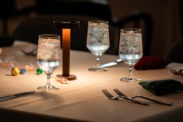 wedding table setting
