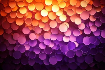 Abstract Gradient Circles Background Purple Orange