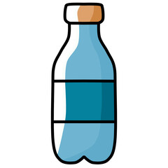 bottle of water isolated icon