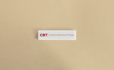 Fototapeta premium Cognitive Behavioral Therapy (CBT) Banner and Concept.