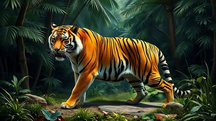 The Tiger King of Green Jungle