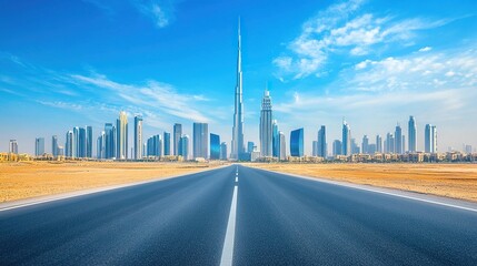 Road to the City Skyline