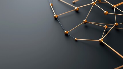 Network connection render abstract graphic design digital art