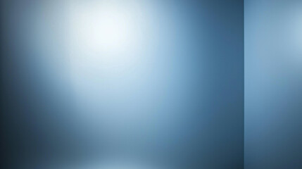 Soft gradient blue background with subtle light effect, creating calm and minimalist atmosphere. Ideal for presentations, designs, or as backdrop for creative projects
