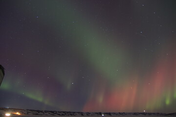Aurora over the Qu'Appelle Valley at Fairy Hill, Saskatchewan.