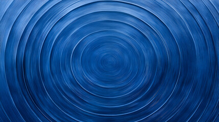Abstract concentric circular pattern for backgrounds, wallpaper, texture, or visual effects. Hypnotic blue surface