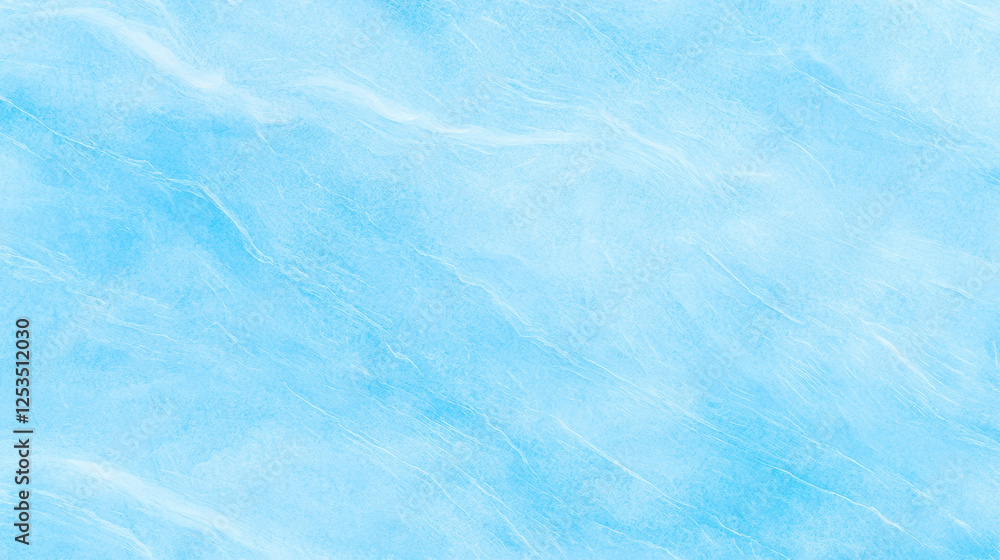 Aufkleber Soft blue textured background with subtle white marble like streaks, creating calm and serene atmosphere. Ideal for design projects, wallpapers, or artistic backdrops