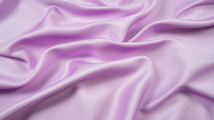 Obraz premium Soft lavender fabric with smooth and silky texture, creating gentle folds and luxurious appearance