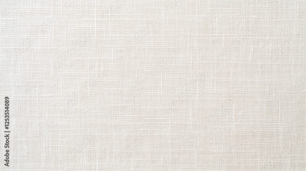 Fototapete Subtle cream wallpaper with fine linen texture, creating soft and elegant background ideal for interior design or creative projects