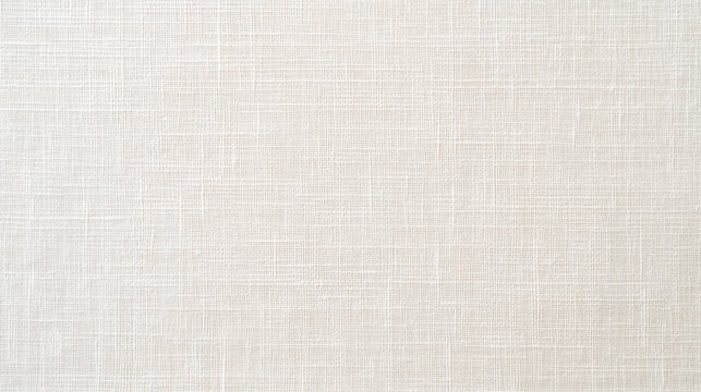 Fototapeta Subtle cream wallpaper with fine linen texture, creating soft and elegant background ideal for interior design or creative projects