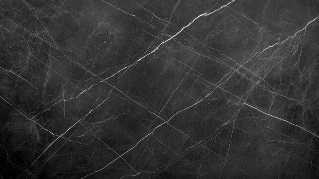 Elegant black marble texture with subtle white veining, perfect for modern interior design or corporate aesthetics. polished surface adds sophistication and timeless appeal