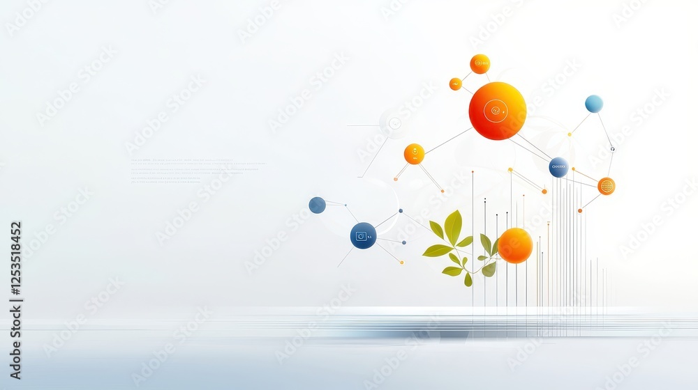Poster a stylized ai-powered system analyzing micro-level personalization, visually depicted with elegant, 