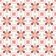 seamless pattern with flowers