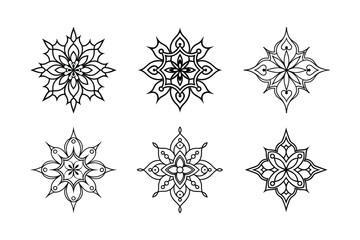 Mandala Ornament Vector Bundle