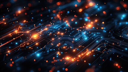 Fototapeta premium Artificial Intelligence Wallpapers: Celebrate the Power of AI with Artificial Intelligence Wallpapers, Featuring Digital Minds, Algorithms, and Futuristic Technology.