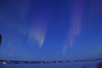 Aurora over the Qu'Appelle Valley at Fairy Hill, Saskatchewan.