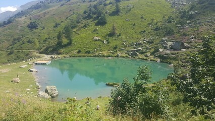 lake in the mountains of Italy